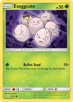 Exeggcute - Team Up - #8 - Pokemon TCG card