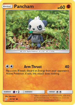 Pancham - Team Up - #81 - Pokemon TCG card