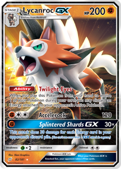 Lycanroc-GX #82 Lycanroc-GX - Team Up - #82 - Pokemon TCG card