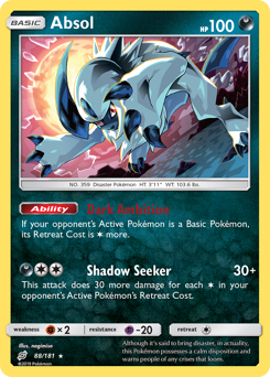 Absol #88 Absol - Team Up - #88 - Pokemon TCG card