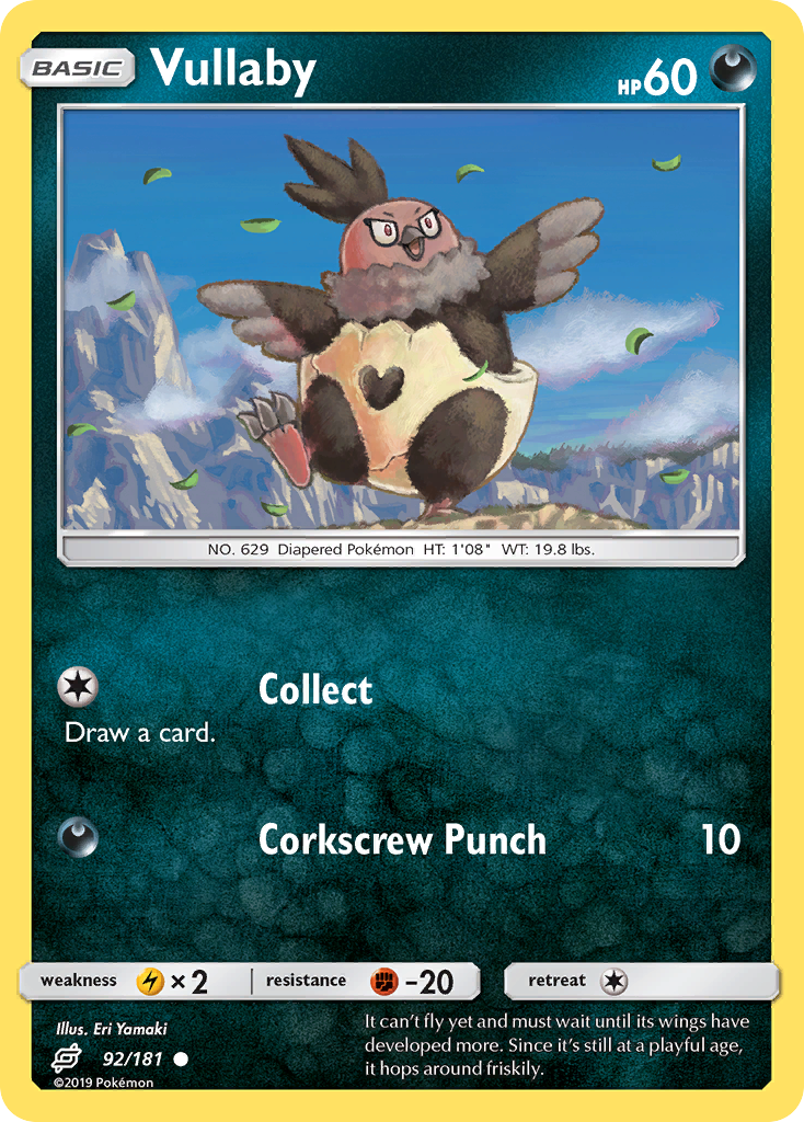 Vullaby - Team Up - #92 - Pokemon TCG card