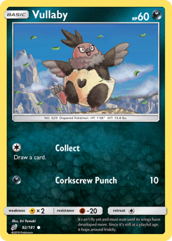 Vullaby - Team Up - #92 - Pokemon TCG card