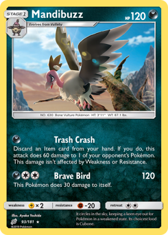Mandibuzz #93 Mandibuzz - Team Up - #93 - Pokemon TCG card