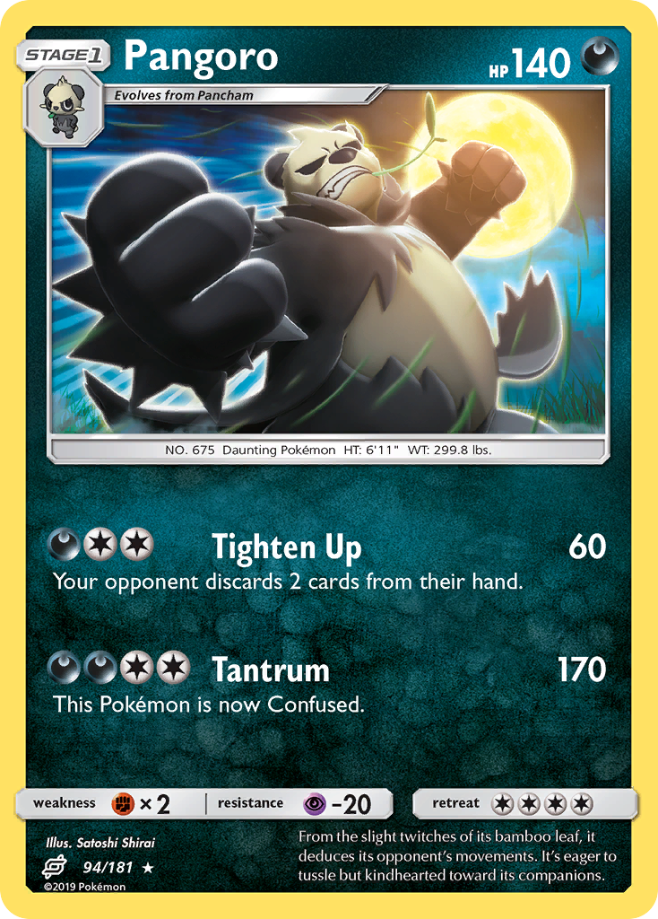 Pangoro - Team Up - #94 - Pokemon TCG card