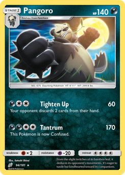 Pangoro - Team Up - #94 - Pokemon TCG card