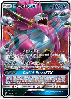Hoopa-GX - Team Up - #96 - Pokemon TCG card