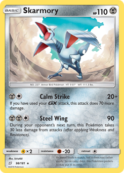 Skarmory - Team Up - #98 - Pokemon TCG card