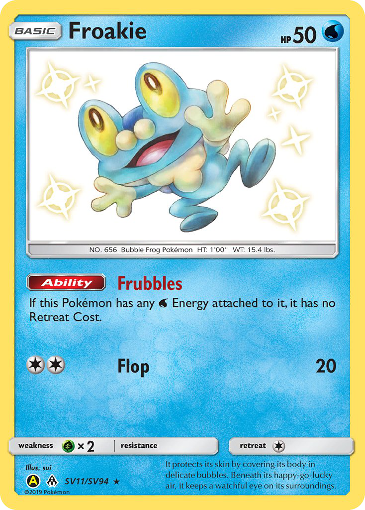 Froakie - Hidden Fates Shiny Vault - #SV11 - Pokemon TCG card