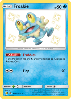 Froakie #SV11 Froakie - Hidden Fates Shiny Vault - #SV11 - Pokemon TCG card