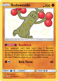 Sudowoodo - Hidden Fates Shiny Vault - #SV20 - Pokemon TCG card
