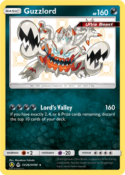 Guzzlord #SV26 Guzzlord - Hidden Fates Shiny Vault - #SV26 - Pokemon TCG card