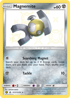 Magnemite - Hidden Fates Shiny Vault - #SV27 - Pokemon TCG card