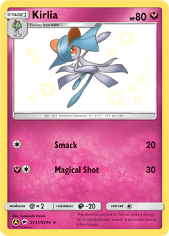 Kirlia #SV35 Kirlia - Hidden Fates Shiny Vault - #SV35 - Pokemon TCG card
