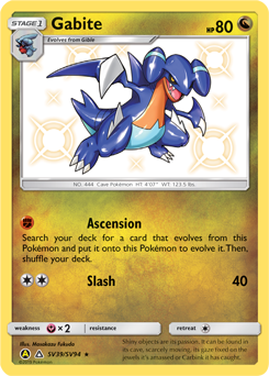 Gabite #SV39 Gabite - Hidden Fates Shiny Vault - #SV39 - Pokemon TCG card