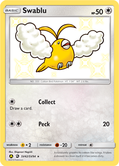 Swablu #SV42 Swablu - Hidden Fates Shiny Vault - #SV42 - Pokemon TCG card