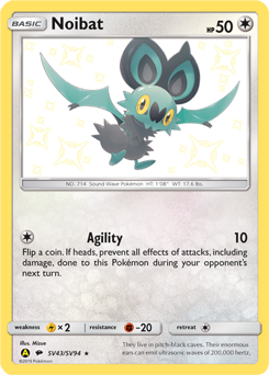 Noibat #SV43 Noibat - Hidden Fates Shiny Vault - #SV43 - Pokemon TCG card