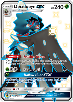 Decidueye-GX #SV47 Decidueye-GX - Hidden Fates Shiny Vault - #SV47 - Pokemon TCG card