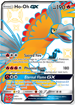 Ho-Oh-GX - Hidden Fates Shiny Vault - #SV50 - Pokemon TCG card