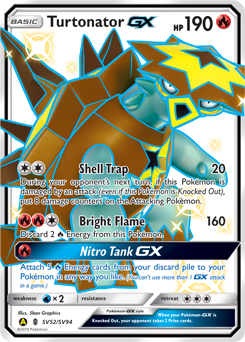 Turtonator-GX - Hidden Fates Shiny Vault - #SV52 - Pokemon TCG card