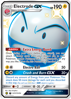 Electrode-GX #SV57 Electrode-GX - Hidden Fates Shiny Vault - #SV57 - Pokemon TCG card