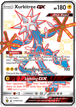 Xurkitree-GX #SV58 Xurkitree-GX - Hidden Fates Shiny Vault - #SV58 - Pokemon TCG card