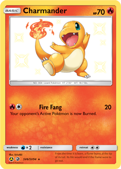 Charmander #SV6 Charmander - Hidden Fates Shiny Vault - #SV6 - Pokemon TCG card