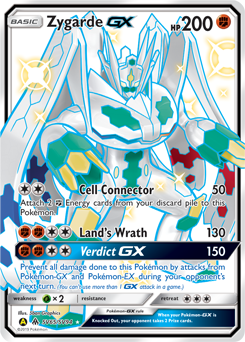 Zygarde-GX #SV65 Zygarde-GX - Hidden Fates Shiny Vault - #SV65 - Pokemon TCG card