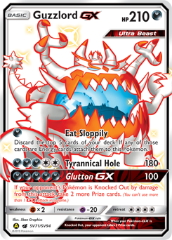 Guzzlord-GX #SV71 Guzzlord-GX - Hidden Fates Shiny Vault - #SV71 - Pokemon TCG card