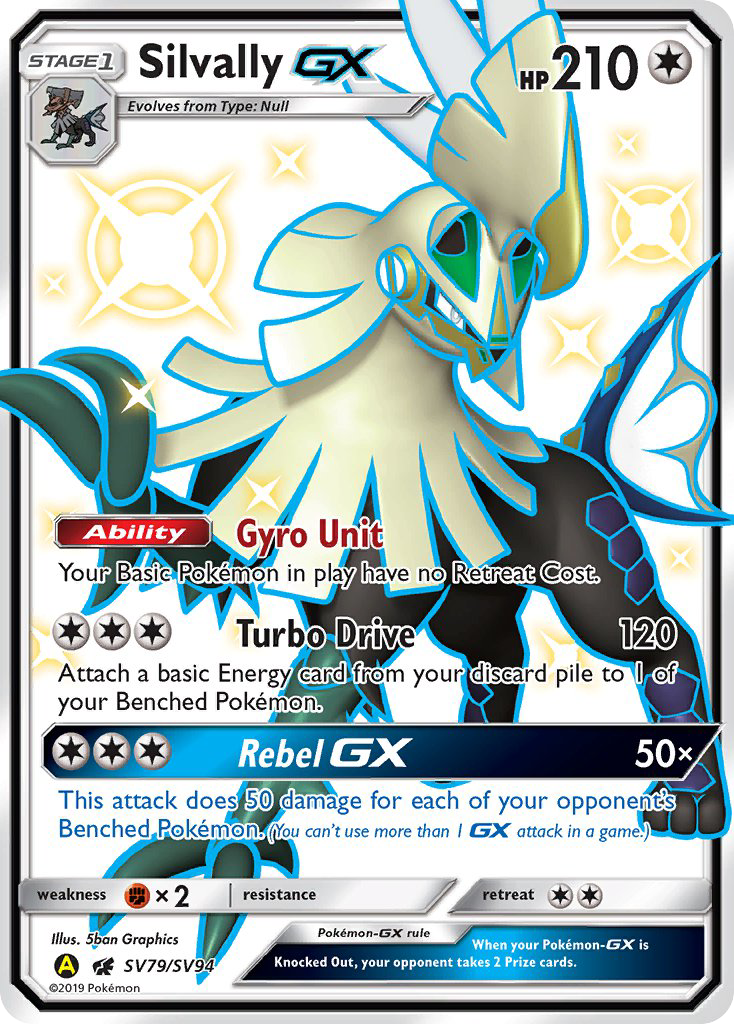 Silvally-GX - Hidden Fates Shiny Vault - #SV79 - Pokemon TCG card