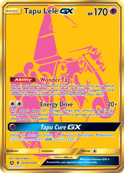 Tapu Lele-GX - Hidden Fates Shiny Vault - #SV94 - Pokemon TCG card