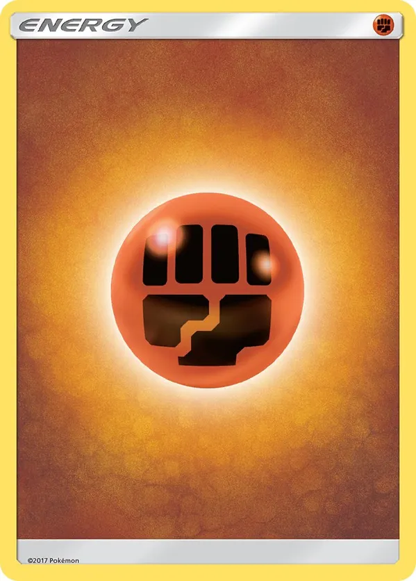 Fighting Energy - Sun & Moon: Energy (2017) - #fightning - Pokemon TCG card
