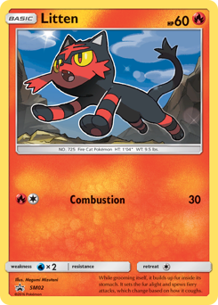 Litten - SM Black Star Promos - #SM02 - Pokemon TCG card
