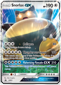 Snorlax-GX - SM Black Star Promos - #SM05 - Pokemon TCG card