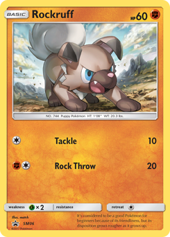 Rockruff - SM Black Star Promos - #SM06 - Pokemon TCG card