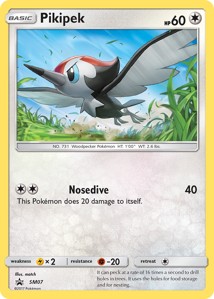Pikipek - SM Black Star Promos - #SM07 - Pokemon TCG card