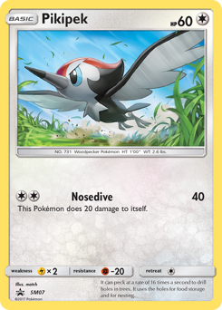 Pikipek - SM Black Star Promos - #SM07 - Pokemon TCG card