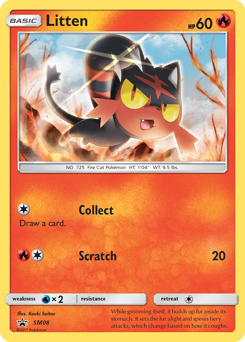 Litten - SM Black Star Promos - #SM08 - Pokemon TCG card