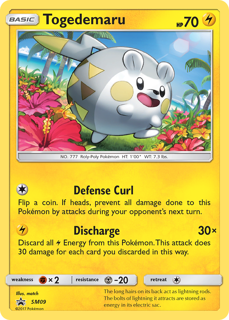 Togedemaru - SM Black Star Promos - #SM09 - Pokemon TCG card