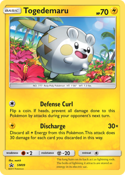 Togedemaru - SM Black Star Promos - #SM09 - Pokemon TCG card
