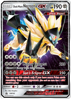 Dusk Mane Necrozma-GX #SM102 Dusk Mane Necrozma-GX - SM Black Star Promos - #SM102 - Pokemon TCG card