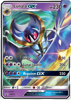 Lunala-GX #SM103 Lunala-GX - SM Black Star Promos - #SM103 - Pokemon TCG card