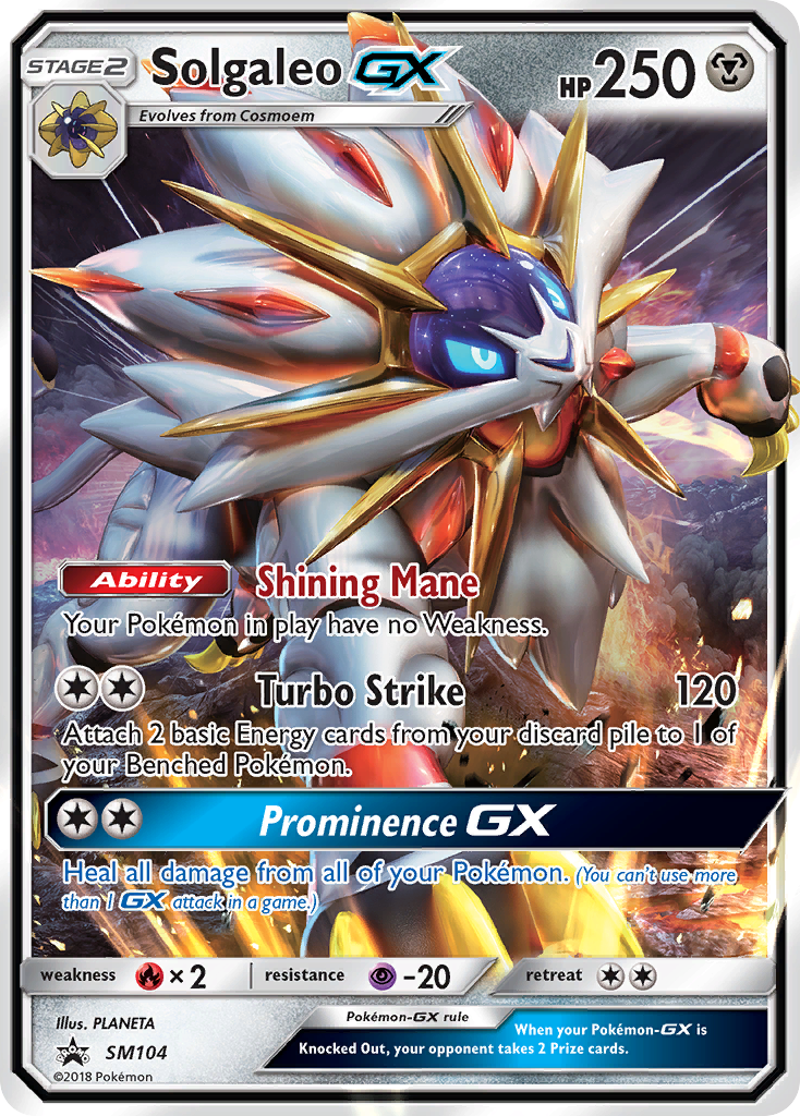 Solgaleo-GX - SM Black Star Promos - #SM104 - Pokemon TCG card