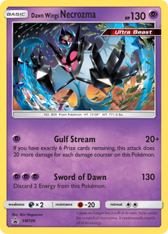 Dawn Wings Necrozma #SM106 Dawn Wings Necrozma - SM Black Star Promos - #SM106 - Pokemon TCG card