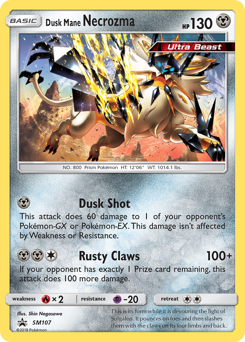 Dusk Mane Necrozma #SM107 Dusk Mane Necrozma - SM Black Star Promos - #SM107 - Pokemon TCG card