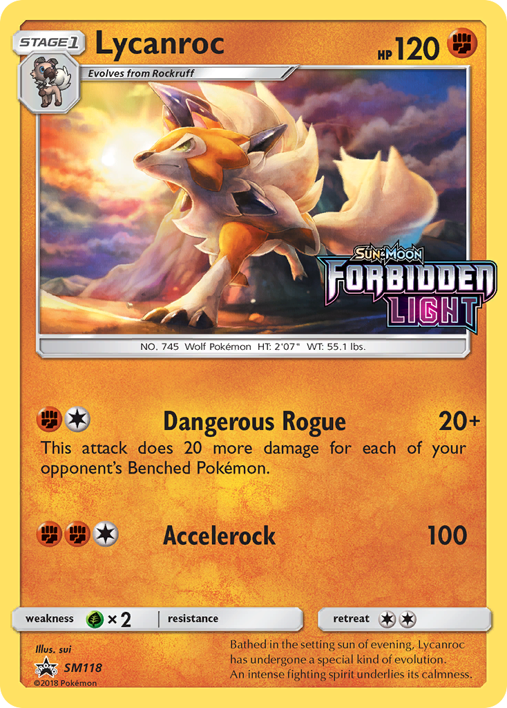 Lycanroc - SM Black Star Promos - #SM118 - Pokemon TCG card