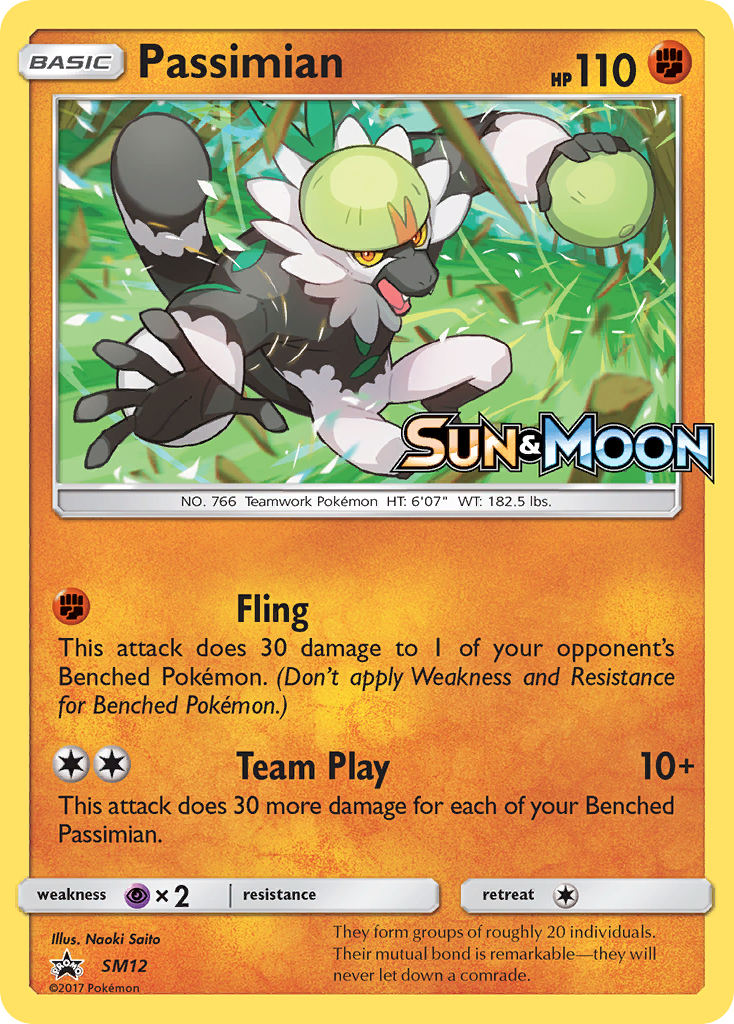Passimian - SM Black Star Promos - #SM12 - Pokemon TCG card