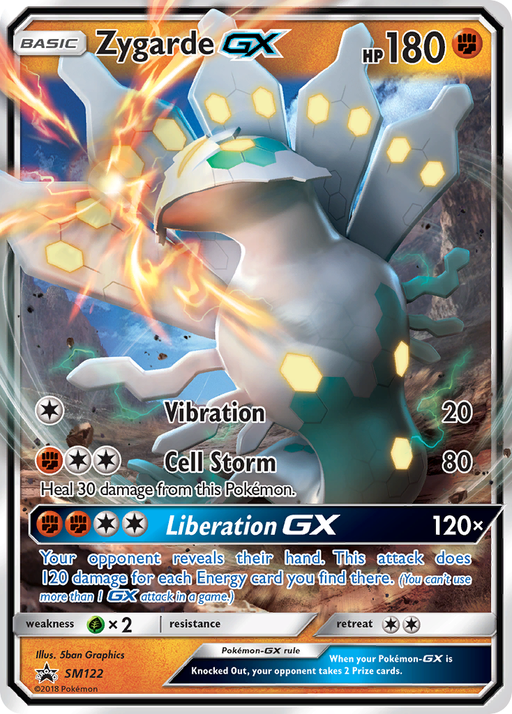 Zygarde-GX - SM Black Star Promos - #SM122 - Pokemon TCG card