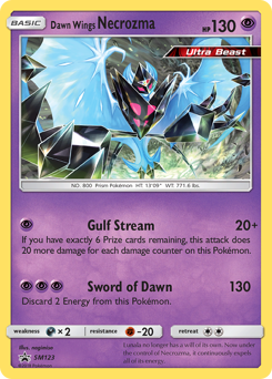 Dawn Wings Necrozma #SM123 Dawn Wings Necrozma - SM Black Star Promos - #SM123 - Pokemon TCG card