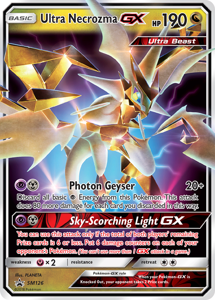 Ultra Necrozma-GX - SM Black Star Promos - #SM126 - Pokemon TCG card