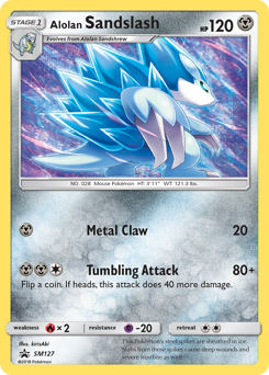 Alolan Sandslash #SM127 Alolan Sandslash - SM Black Star Promos - #SM127 - Pokemon TCG card